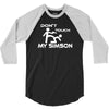 don't touch my simson  fun ddr motorrad tuning simi s51 50 fan 3/4 Sleeve Shirt