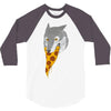 pizza wolf 3/4 Sleeve Shirt