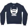 man beard Crewneck Sweatshirt