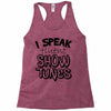 I Speak Fluent Show Tunes Racerback Tank