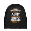 Super Cool Aunt Of A Freaking Awesome Nephew Baby Beanies