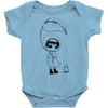 winter girl Baby Onesie