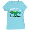 hugasaurus rex Ladies Fitted T-Shirt