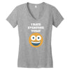 i hate everyone today Women's V-Neck T-Shirt