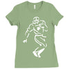 undefeated stencil football Ladies Fitted T-Shirt