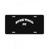 bush wood License Plate