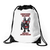 i have done the math Drawstring Bags