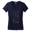 neon rangers Women's V-Neck T-Shirt