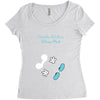Creating a Little Disney Magic Character Women's Triblend Scoop T-shirt