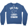 she's my lucky charm Crewneck Sweatshirt