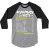 January Girl Facts Aquarius 3/4 Sleeve Shirt