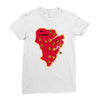 isla nublar Ladies Fitted T-Shirt