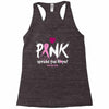 pink spread the hope Racerback Tank