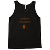Grandpa Powered by coffee Tank Top