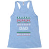 ugly christmas dad Racerback Tank