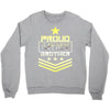 military, proud us army brother veteran u Crewneck Sweatshirt