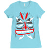 addict x mysterious al mask Ladies Fitted T-Shirt