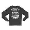 Super Cool Nana Of A Freaking Awesome Grandson Long Sleeve Shirts