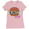 monster burger Ladies Fitted T-Shirt