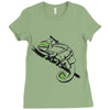 blending in to night Ladies Fitted T-Shirt