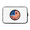 patriotic smiley face Laptop cover