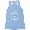 break the internet tie dye girls muscle top Racerback Tank