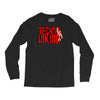 funny techno viking 3, ideal birthday present or gift Long Sleeve Shirts