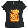 attack Women's Triblend Scoop T-shirt
