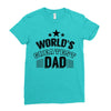 world's greatest dad Ladies Fitted T-Shirt