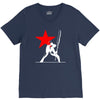 he clash inspired long sleeve V-Neck Tee