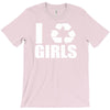 i recycle girls  funny T-Shirt