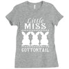 little miss cottontail cute bunny easter Ladies Fitted T-Shirt
