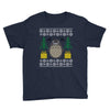 totoro ugly christmas Youth Tee