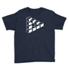 sheldon dreieck big bang theory triforce illusion 3d nerd fun usa Youth Tee
