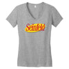 new seinfeld logo Women's V-Neck T-Shirt