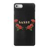 sassy with roses iPhone 7 Case