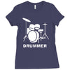drummer Ladies Fitted T-Shirt