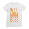 wife mom boss Ladies Fitted T-Shirt