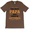 The Best Papa Was Born In September T-Shirt