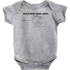 roflcopter funny t shirt geek nerd college gamer Baby Onesie