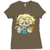 papy burger Ladies Fitted T-Shirt