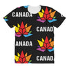Canada Leaf LGBT All Over Women's T-shirt