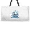 This Girl Loves Camping With Her Boyfriend Weekender Totes