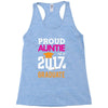 Class of 2017 Proud Auntie Graduation Racerback Tank