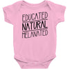 educated, natural, melanated Baby Bodysuit