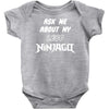 ask me about my lego ninjago Baby Onesie