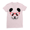 cool panda Ladies Fitted T-Shirt