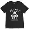 This Is What A Bad Ass Dad Looks Like V-Neck Tee