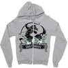sagittarius rose zodiac Zipper Hoodie