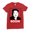 Kim Jong Un Boom Rocketman Ladies Fitted T-Shirt